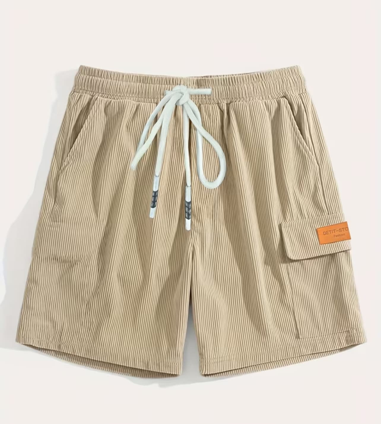 Men's Striped Cargo Shorts