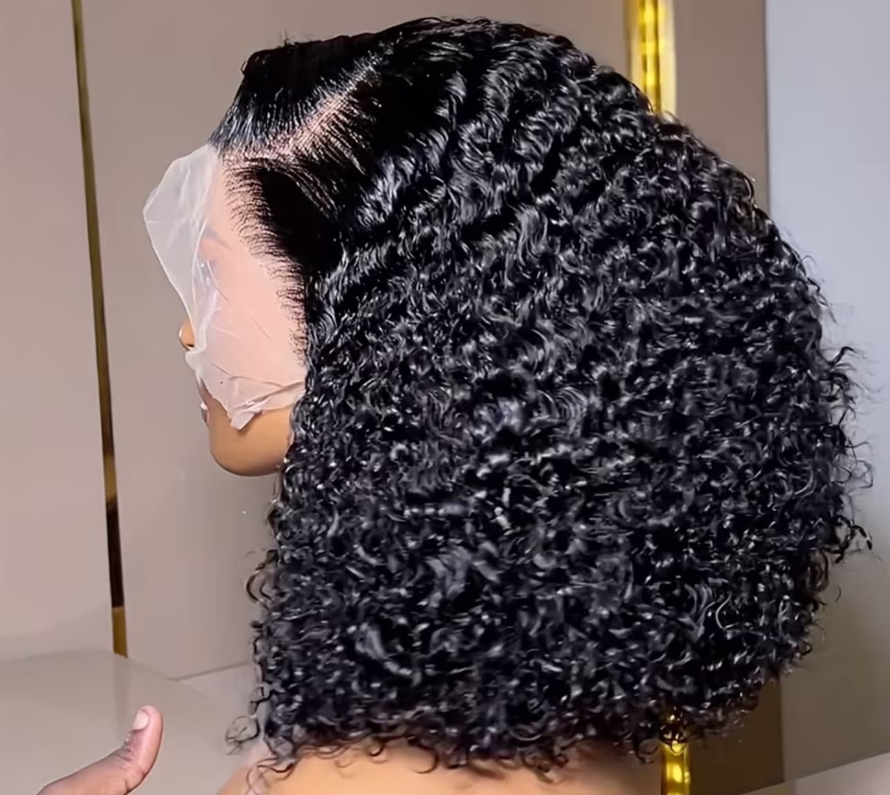 Curly Bob Lace Front Wig