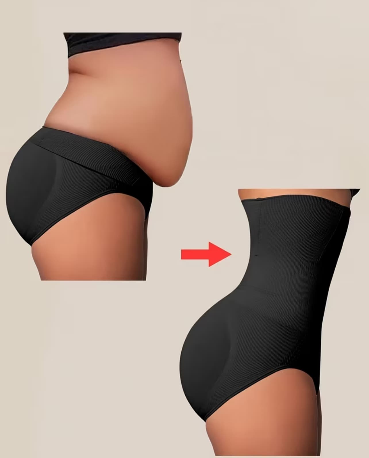 High-Waist Body Shaping Shorts